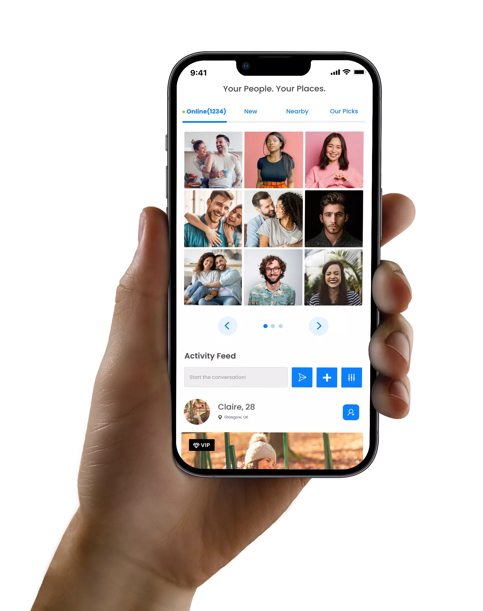 iphone members feed